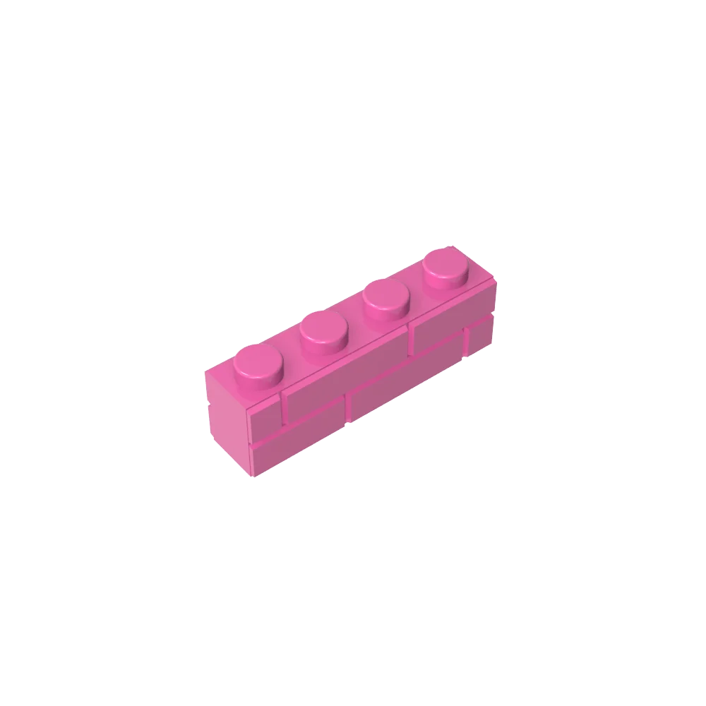 Gobricks GDS-632 DIY-Lernbaustein für Kinder, speziell 1x4 mit Mauerwerksziegelprofil, kompatibel mit Lego 15533