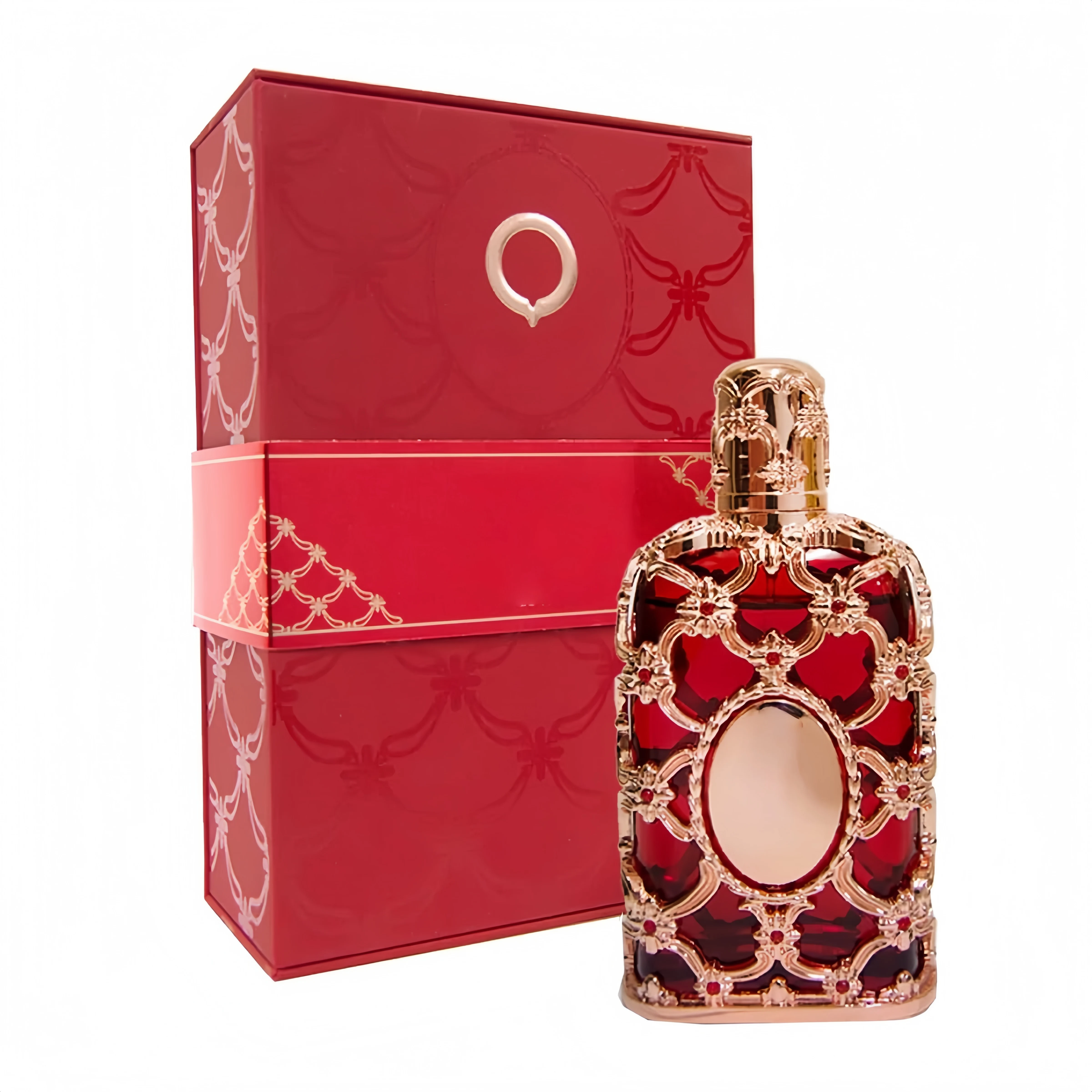 Perfume Jasmine Fragrance - 香水80ml — アンバー、サフラン、ジャスミン、オレンジの香りがブレンドされたもの — 男女兼用のウッディフローラルなアラビアンフレグランス。