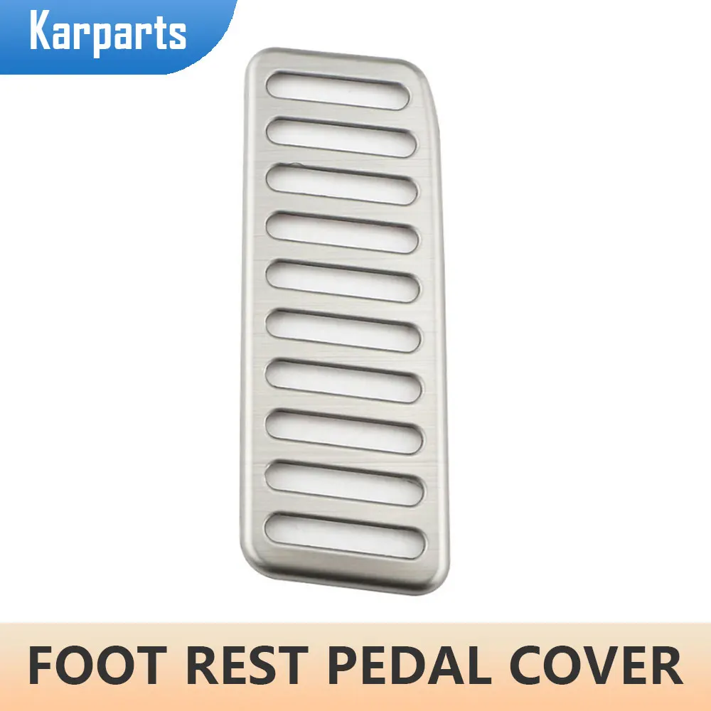 

Stainless Steel Car Dead Pedal Footrest Pedal Cover Foot Rest Pedals for Ford Mustang 2015 2016 2017 2018 2019 2020 2021