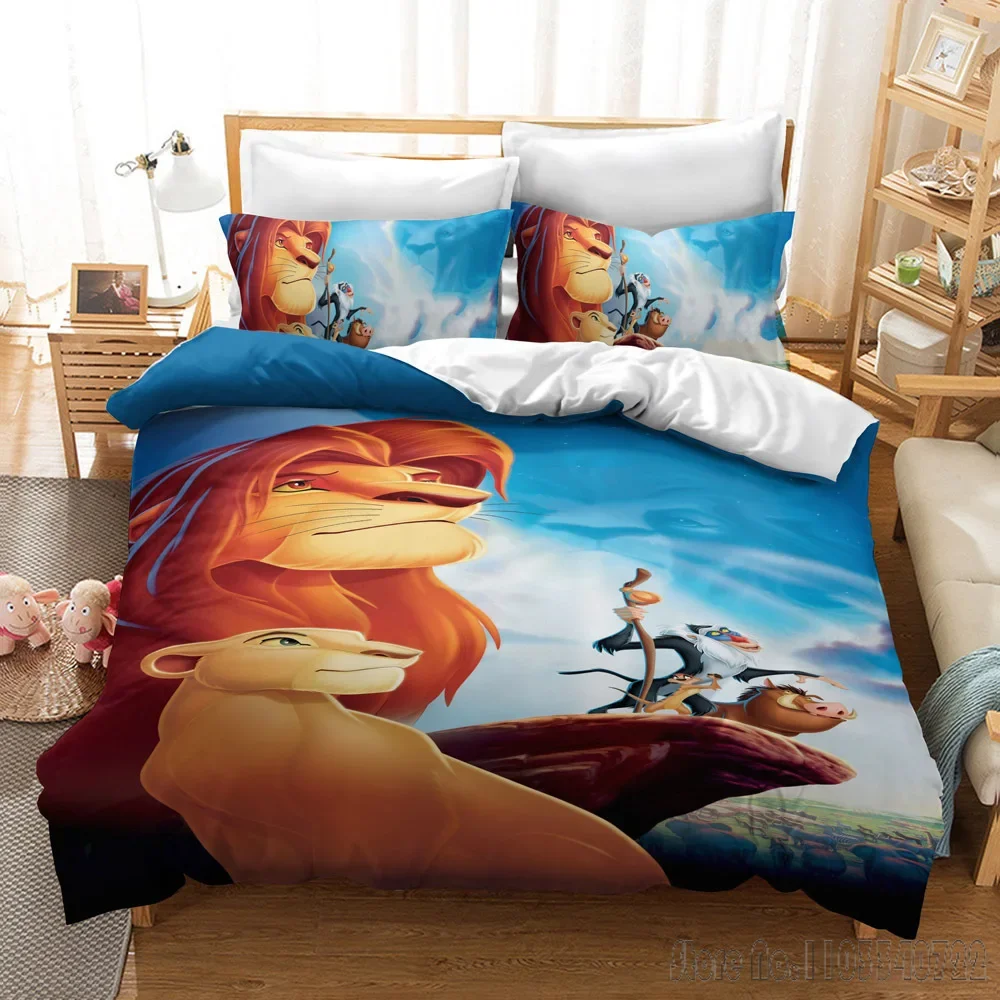 

The Lion King Simba Duvet Cover Set HD Comforter Cover for Kids Bedding Sets Bedclothes Bedroom Decor