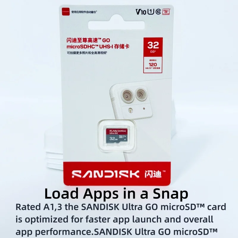 SANDISK Ultra GO 32GB 64GB 128GB 256GB microSD UHS-I Card storage card for dash cam, mobile phone and surveillance camera