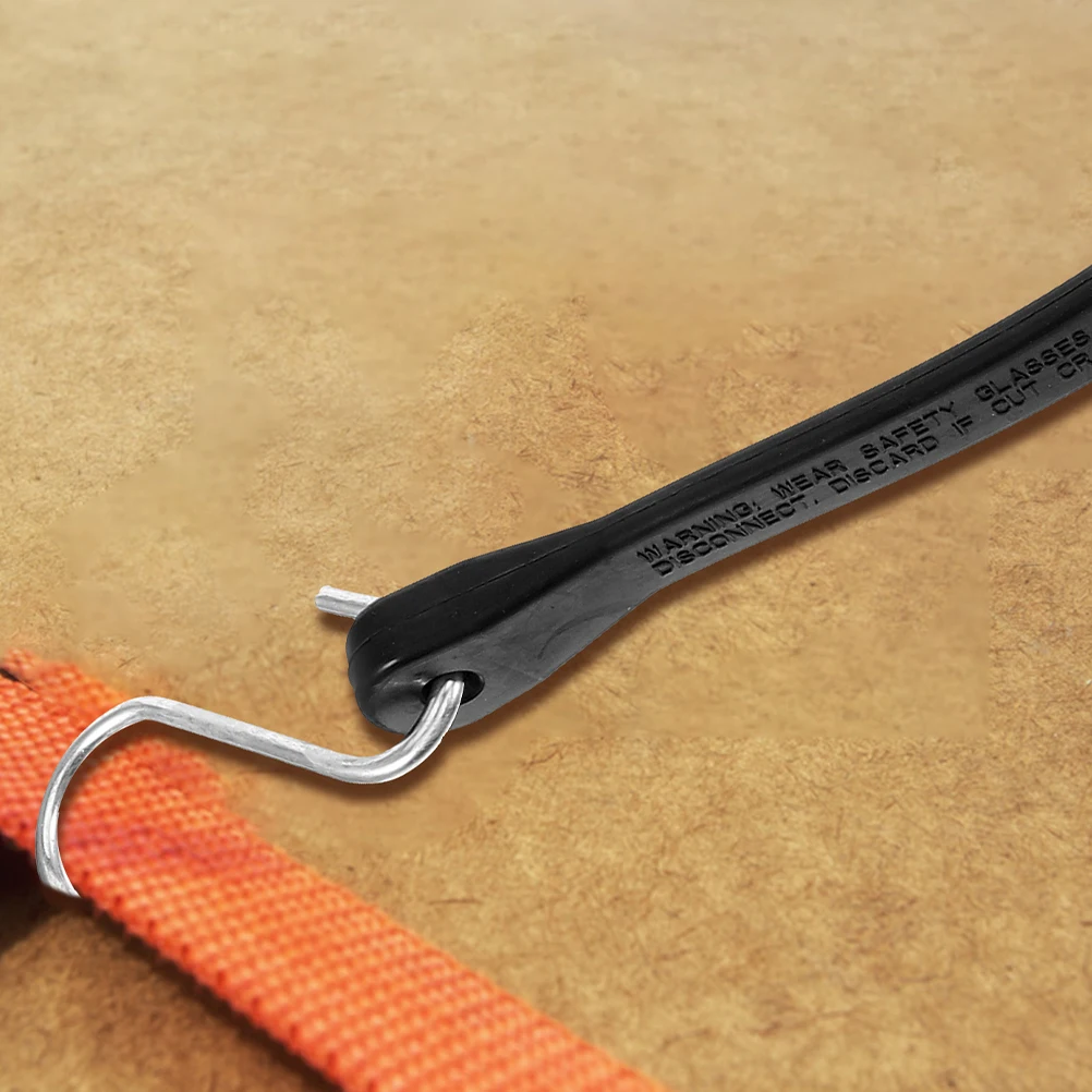 

Bungee Cord Heavy Duty Straps Rubber Tie Down Tarp Cargo Flat Hooks Elastic Cords Truck Trailer RV Straps Durability Performance