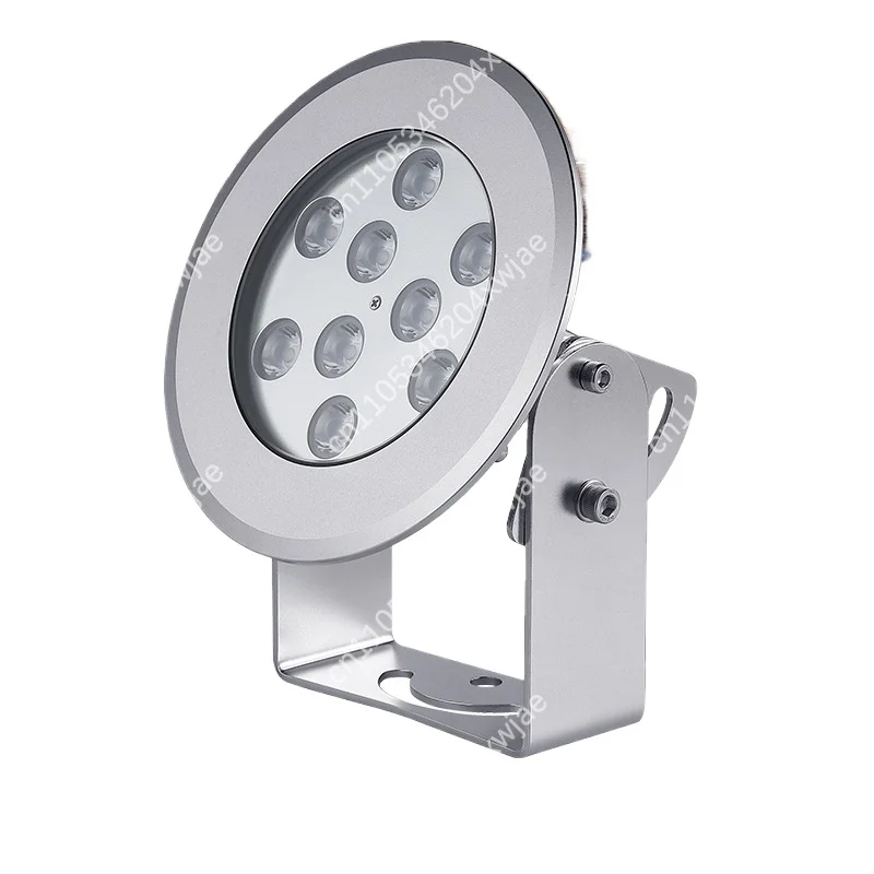 12/24V Underwater Spotlight 316L Stainless Steel LED Rockery Pool Landscape Light Colorful RGB Fountain Underwater Light