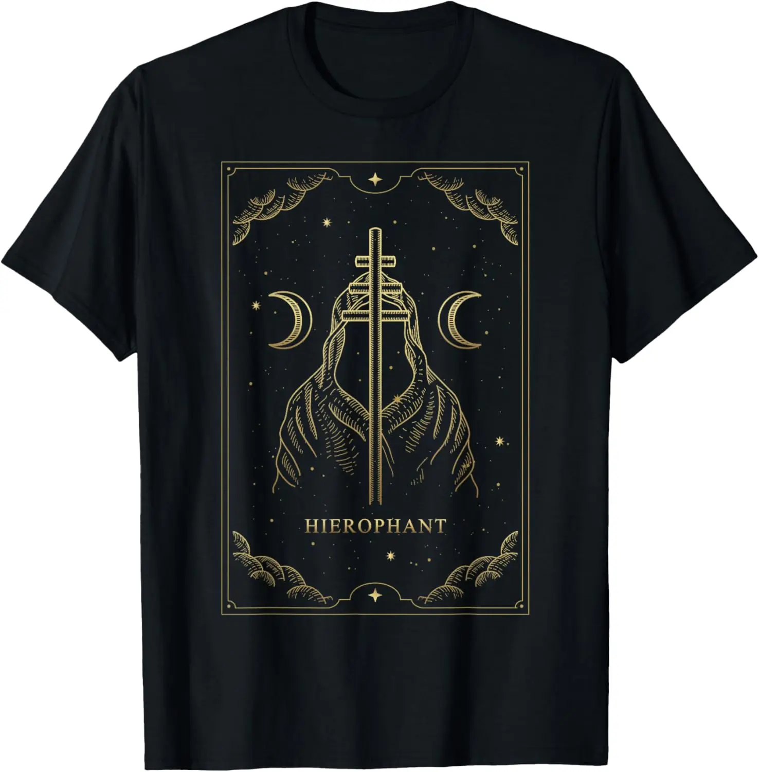 The Hierophant Major Arcana Tarot Card T-Shirt