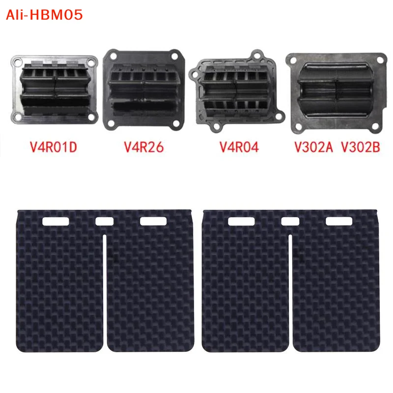 

(HB05)2/4Pcs Carbon Fiber Plate 3P602H Replacement Reed Valve For V Force V302A V302B V4R01D V4R26 V4R04 For YZ125 RM125 MC125