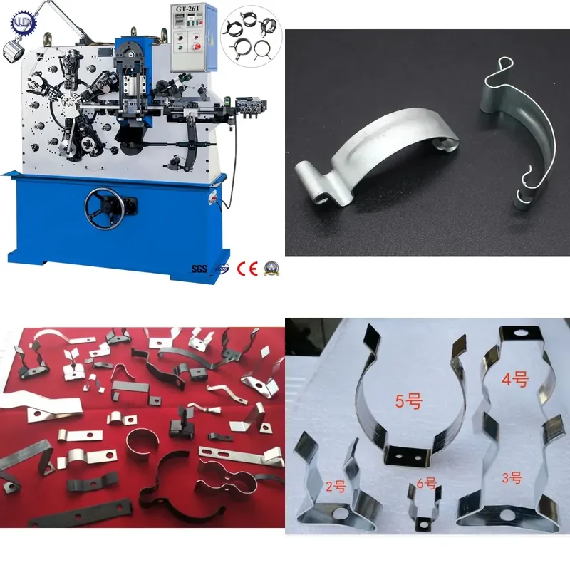Deposit-Card shrapnel punching and bending automatic, throat hoop forming machine, high-speed flat material bending machine