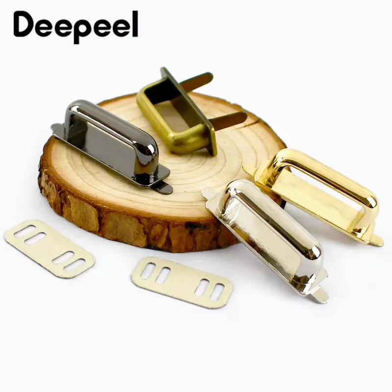 5/10/20pcs D Ring Metal Buckles Bridge Connector Hanger Bags Clip Hardware Decoration DIY Sewing Luggage Accessories