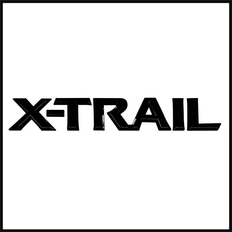 2 Emblèmes Logo Métal Noir Pour Nissan X-Trail T30 T31 T32 - Badge Côté Latéral Voiture