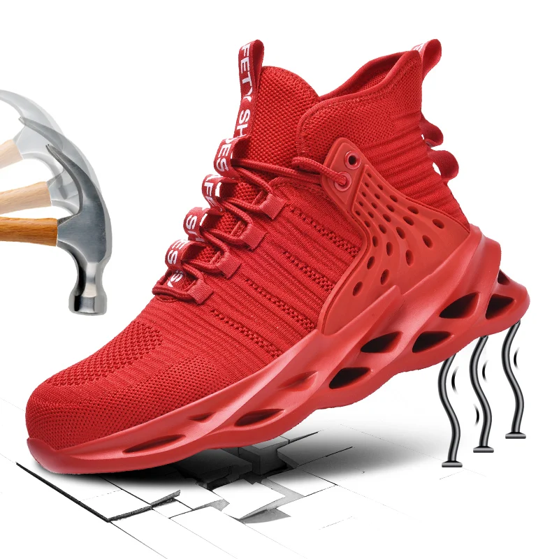 

Labor protection shoes men's summer breathable anti-smash anti-puncture steel head insulation old protection site work shoes