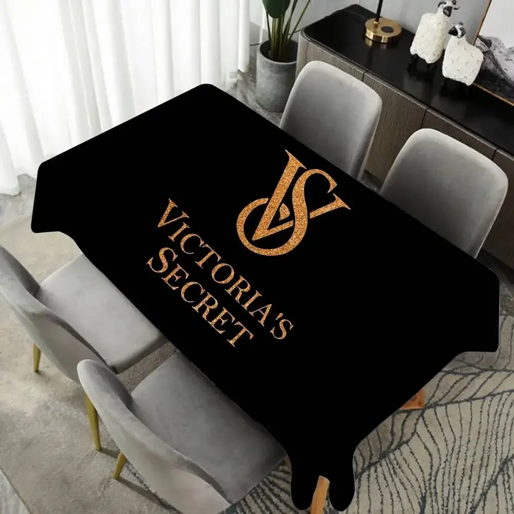 V-VICTORIA’S S-SECRET French Rectangle Table Cloth Waterproof Oilproof Home Rectangular Party Table Cover Tablecloth Outdoor