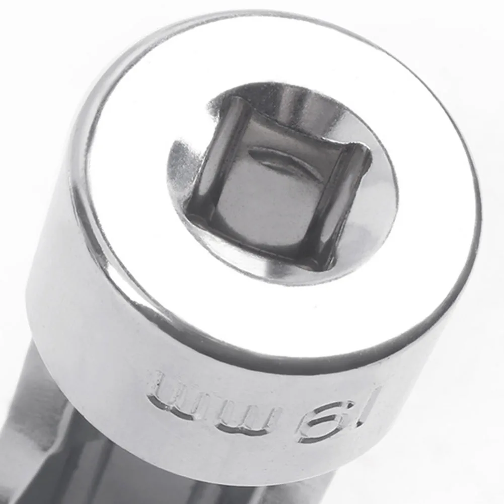 10-19mm Diesel Injector Fuel Line Socket Wrench Set Union Nut Socket With Ergonomic Grip For 3/8inch Driver Adapter