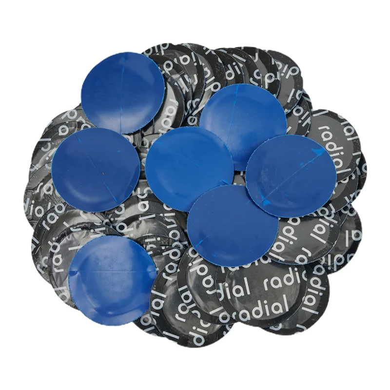 32mm Car Motorcycle Bike Rubber Wired Tyre Patches Puncture Repair Mushroom Plug Patch KIT Blue Accessories