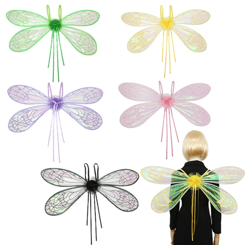 Halloween Party Makeup Ball Props COS Dress Up Elf Wings Simulation Butterfly Wings Angel Girl Decoration Photo Props