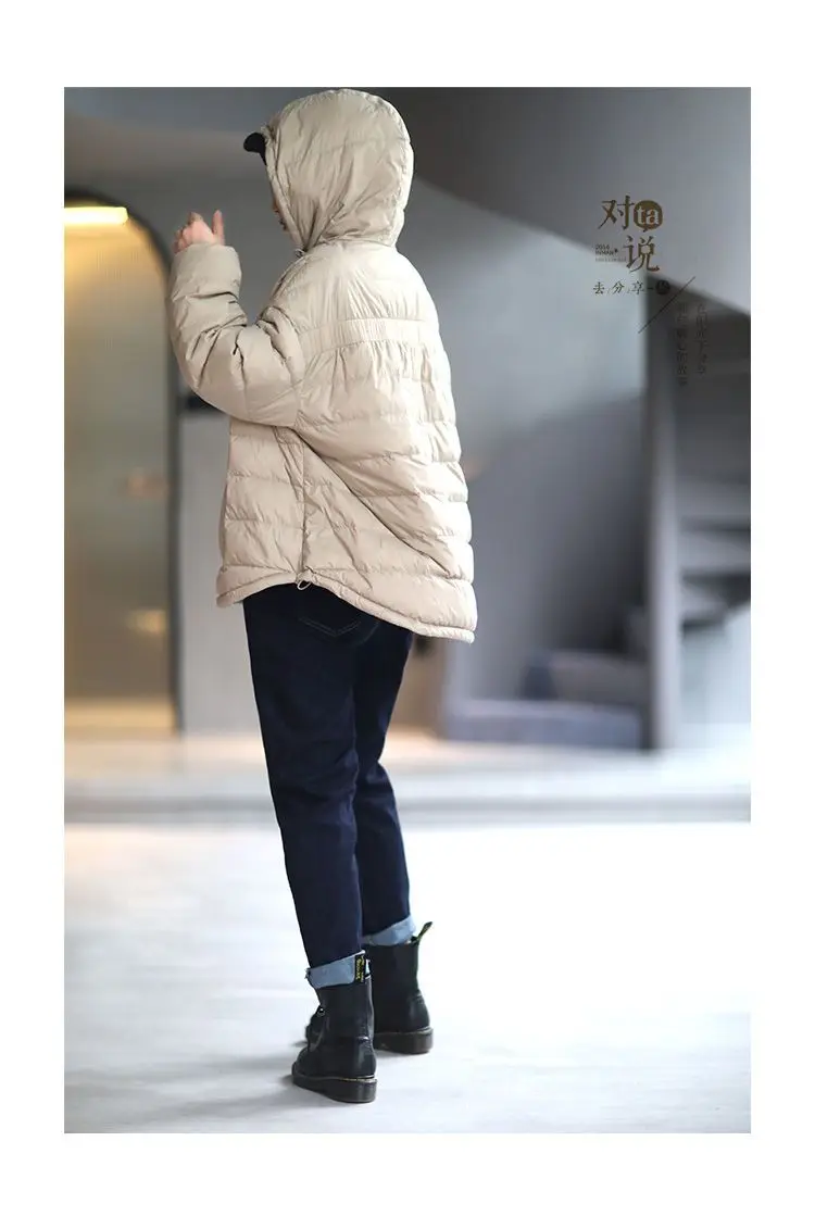 2024 Autumn/Winter New Women\'s Oversized Down Cotton Jacket Loose Commuting Leisure Hoodie Jacket