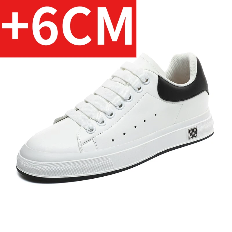 

Мужские кроссовки со скрытым каблуком, увеличивающие рост, большие размеры 45-46, модные дышащие спортивные туфли для мужчин, увеличение роста на 6-8 см