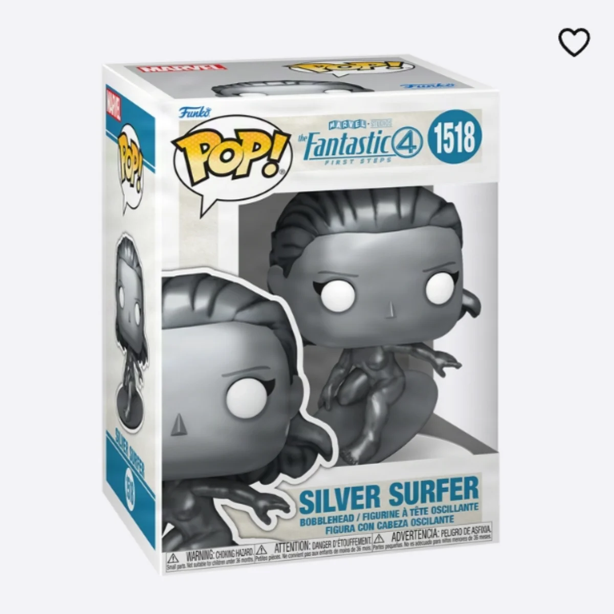 

Funko Pop Silver Surfer Action Figure Anime The Fantastic Four:First Steps Lineup Figure Model Cartoon Cool Desk Decor Kid Gift