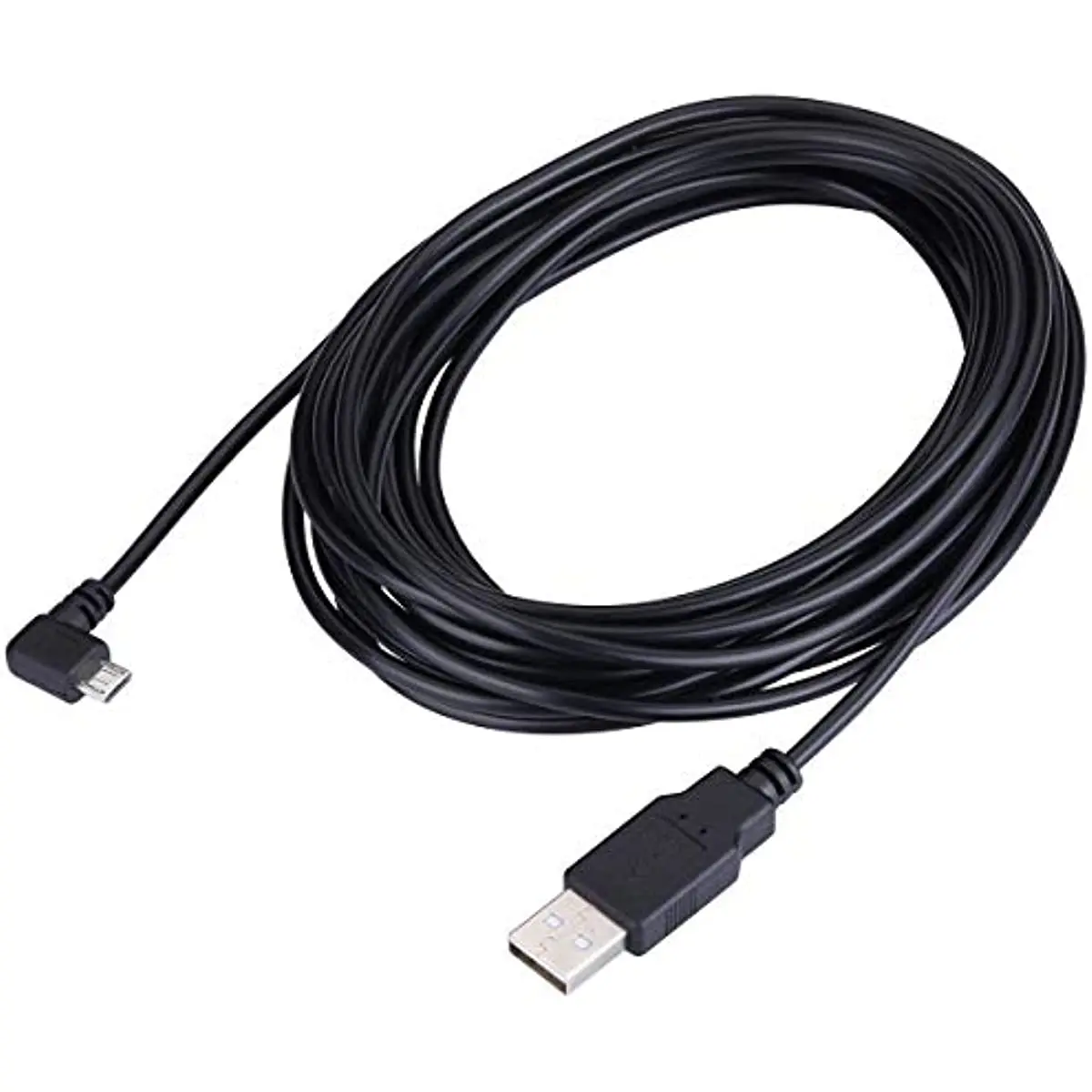 Kabel USB 2.0 A do Micro-USB 90 stopni Ładowarka kątowa do samochodu Kamera samochodowa GPS Nawigacja DVR Kamera Kamera 1 m 1,8 m