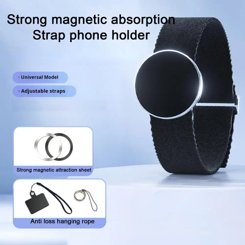 กีฬาฟิตเนสขวดวงที่วางโทรศัพท์ที่วางโทรศัพท์แม่เหล็กแบบปรับได้สําหรับ Magsafe พร้อมด้ามจับที่แข็งแกร่งแฮนด์ฟรีสําหรับ Magsafe