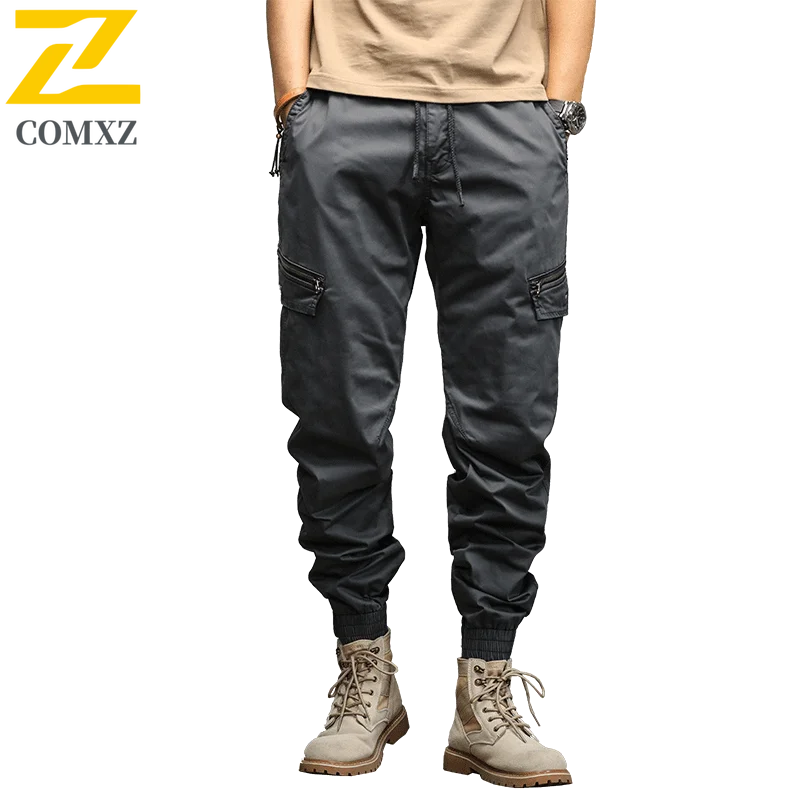 Utility Sweatpants New Autumn Versatile Functional Design Casual Trousers Outdoor Multi Pocket Urban Street Style Cargo Pants