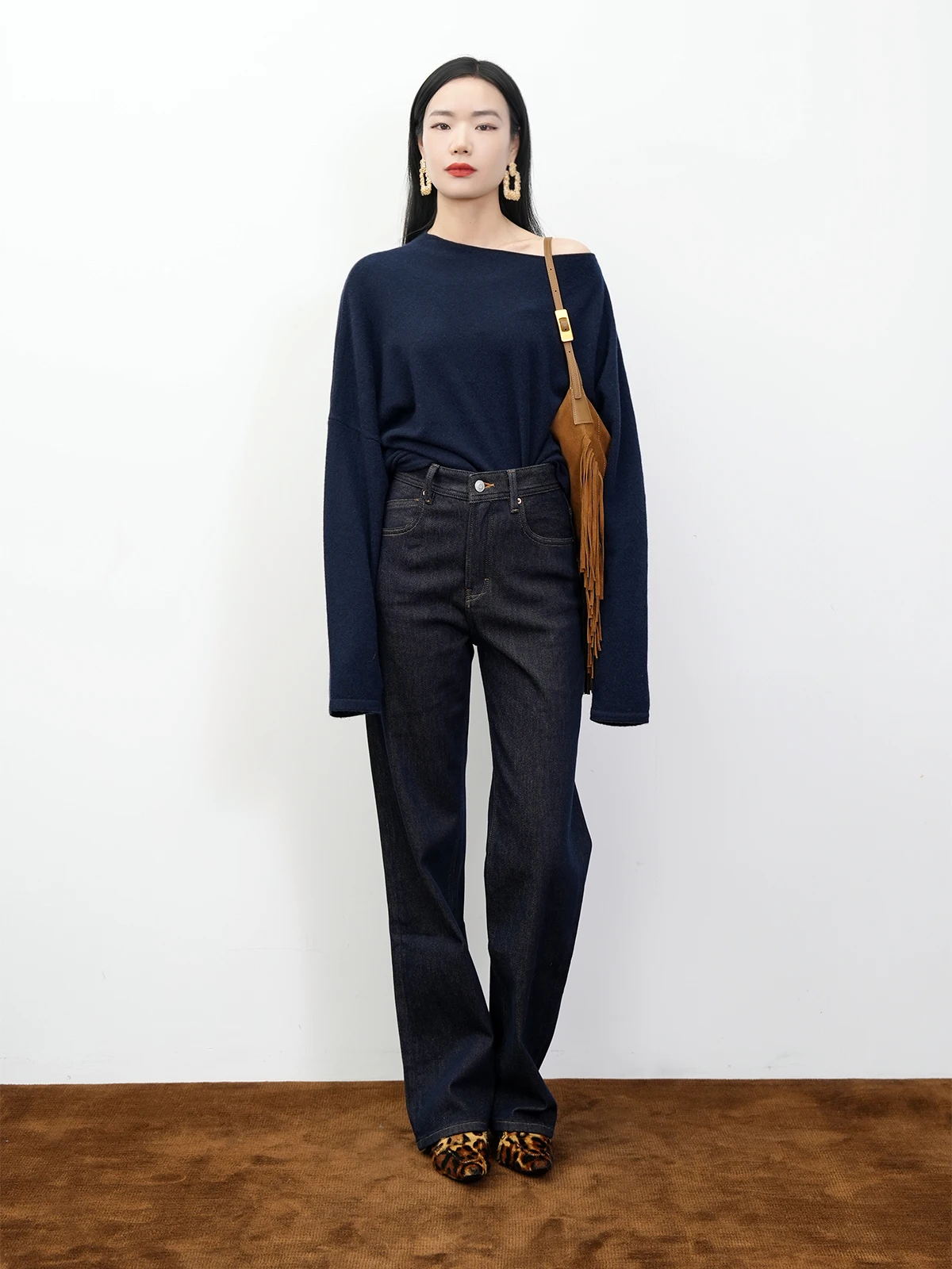 

Джинсы LemonChen на подкладке с высоким потолком, оригинальный цвет, джинсовые теплые хлопковые универсальные коврики со средней высокой талией для женщин