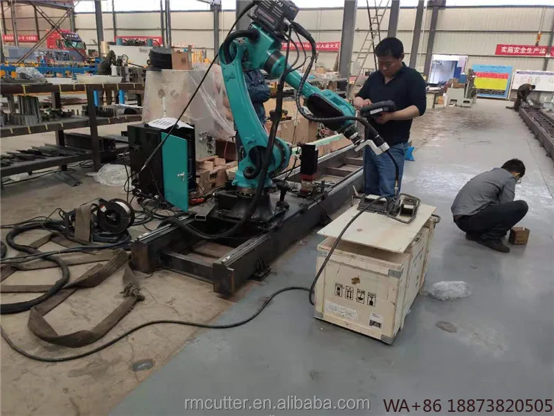 روبوت صناعي روبوت صناعي آلة لحام ic مناور باستخدام الحاسب الآلي لحام أوتوماتيكي 6 محور سعر الروبوت #4