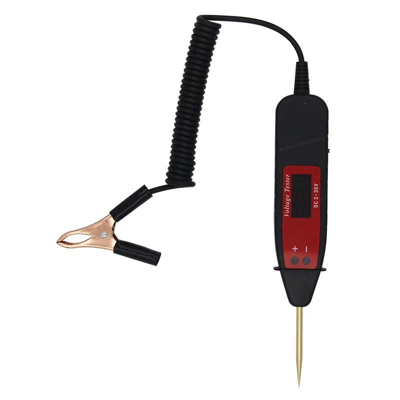 DC3-36V LCD Digital Voltage Detectors Car Voltage Tester Pen Probe Smart Non-Contact Electric Power Sensor Test Pencil LED Light