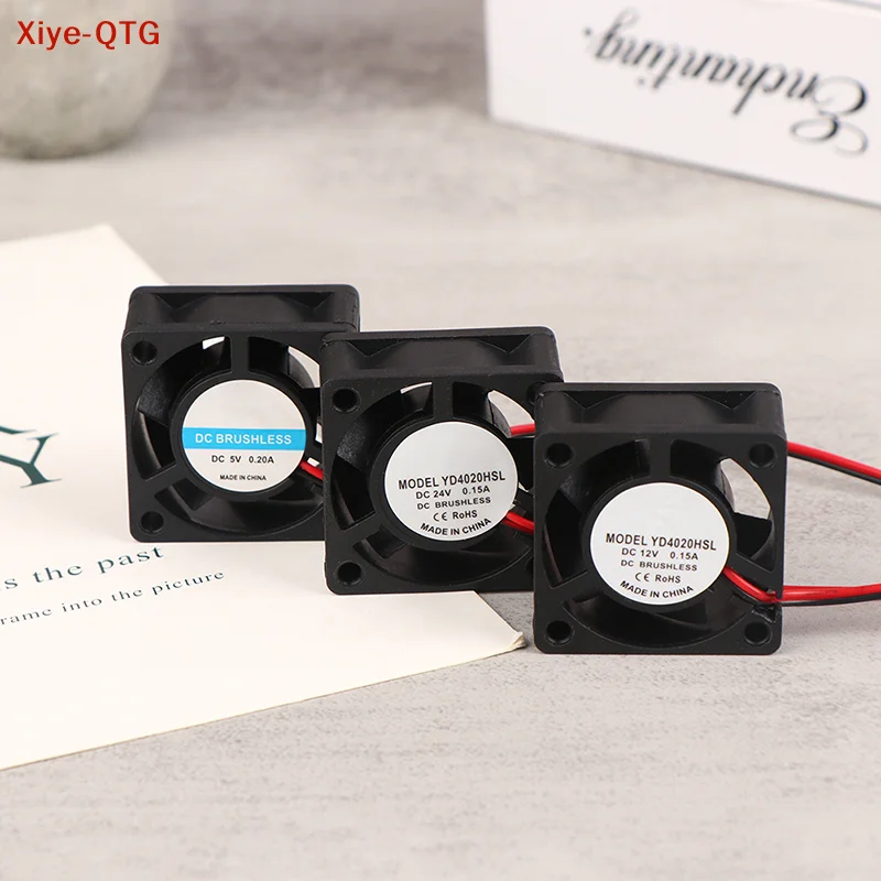 

NEW DC 5V/12V/24V Computer CPU Cooler Mini Cooling Fan 40MM Small Exhaust Fan For ender 3 CR10 3D Printer
