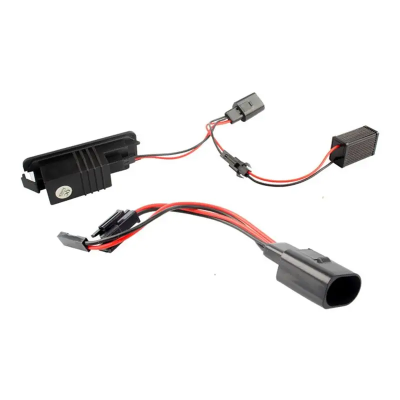 Reliable-For Passat B6 CC Eos Golf 4 5 6 7 MK7 Polo Superb Lupo Scirocco Seat Leon Altea LED License Number Plate Light Lamp view 6