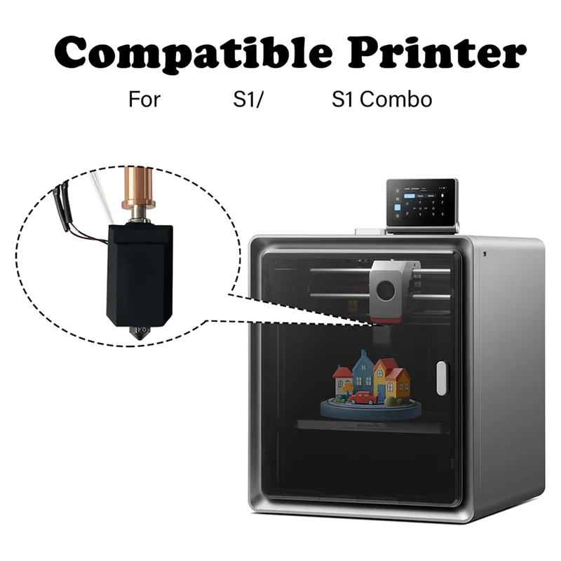AB66-Upgrade  Hardened Hotend For Kobra-S1 Combo Hot End Print Head Extruder Hot End With Extra Nozzles