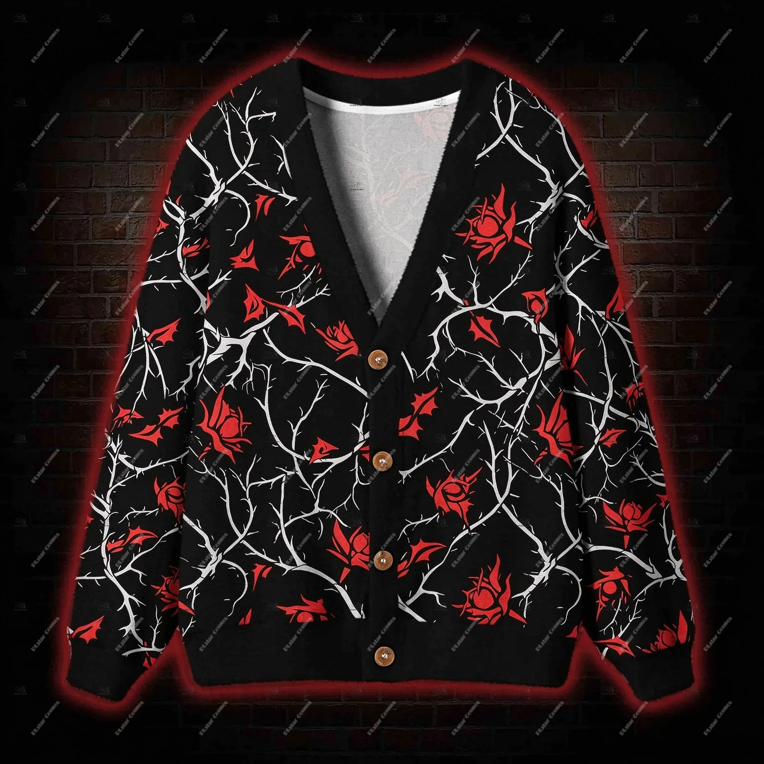 Newest Christmas Halloween Vintage Dark Style Cardigan Retro Sweater 3DPrint Harajuku Casual Funny Unisex Winter Sweatshirt Q8