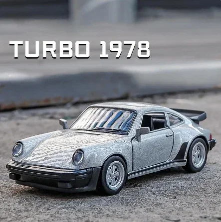 New 1:36 1978 Porsche 911 Turbo  alloy car model with silent light  Diecast Metal Alloy Model Car Toys For  Gift Collection