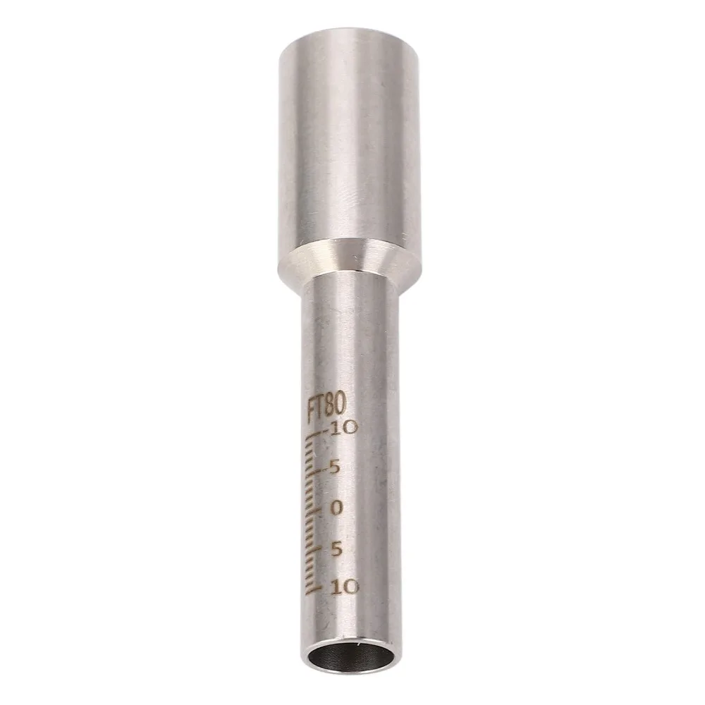 Laser Welded Laser Welding Scale Tube M16 Thread 80mm Length Metal Scale Tube FT80 Precision Graduated Tube Measuring Tool