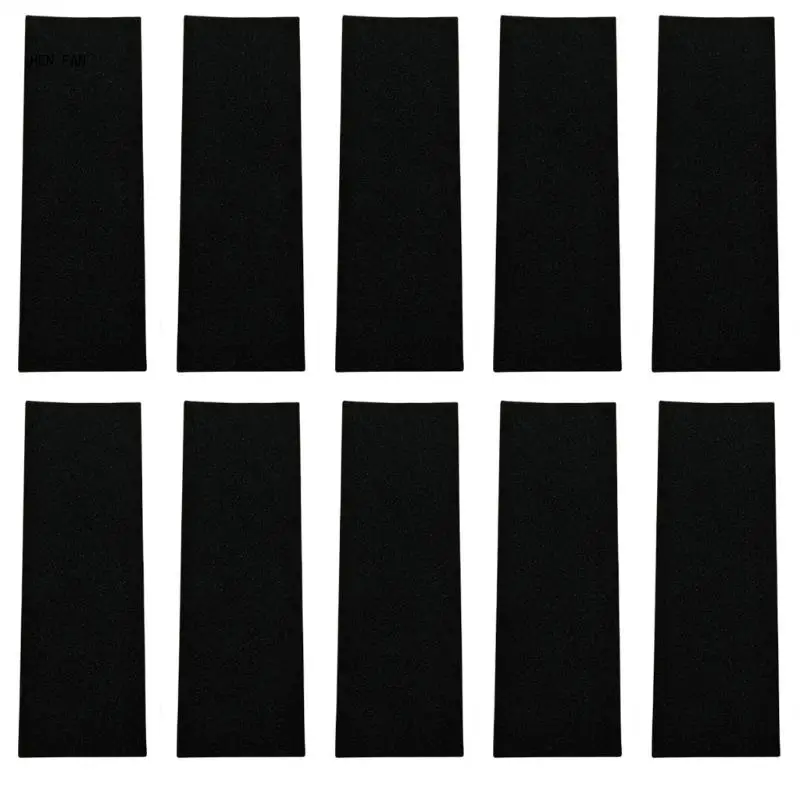 

10 Pieces Durable Anti Slip Fingerboard Mats Enhances Fingerboard Performances M89D