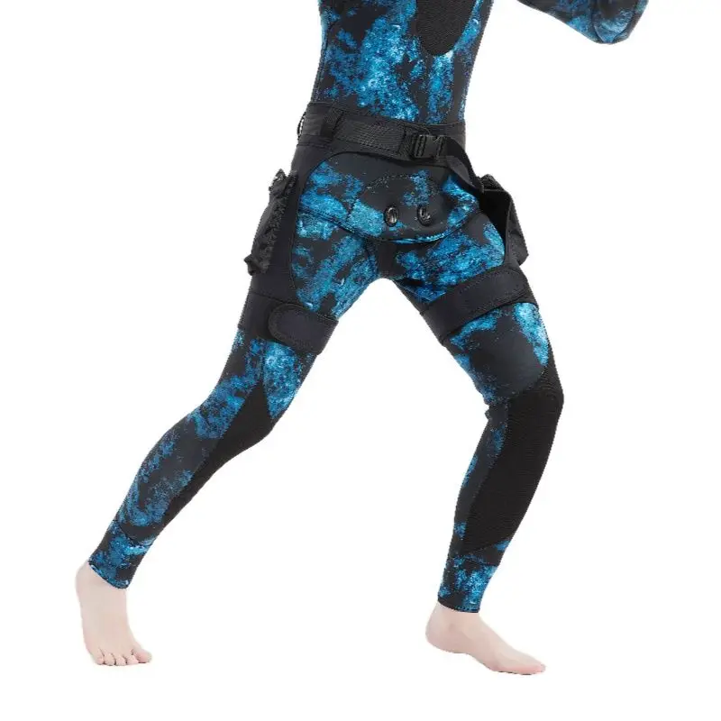 HOT Neoprene Wetsuit Tech Shorts Submersible Load Weight Pocket Leg Thigh Pants Bandage Scuba Diving Equipment Accessories