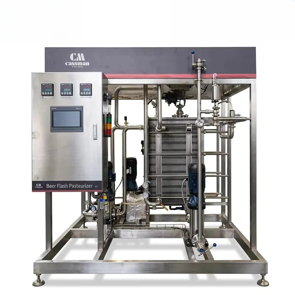 Cassman 1000L 2000L 5000L Beer Flash Pasteurizer