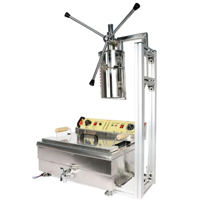 5L Professional Churros Maker Machine Spanish Churros Machine Electric Churros Making Equipment 5L Snack Machinery