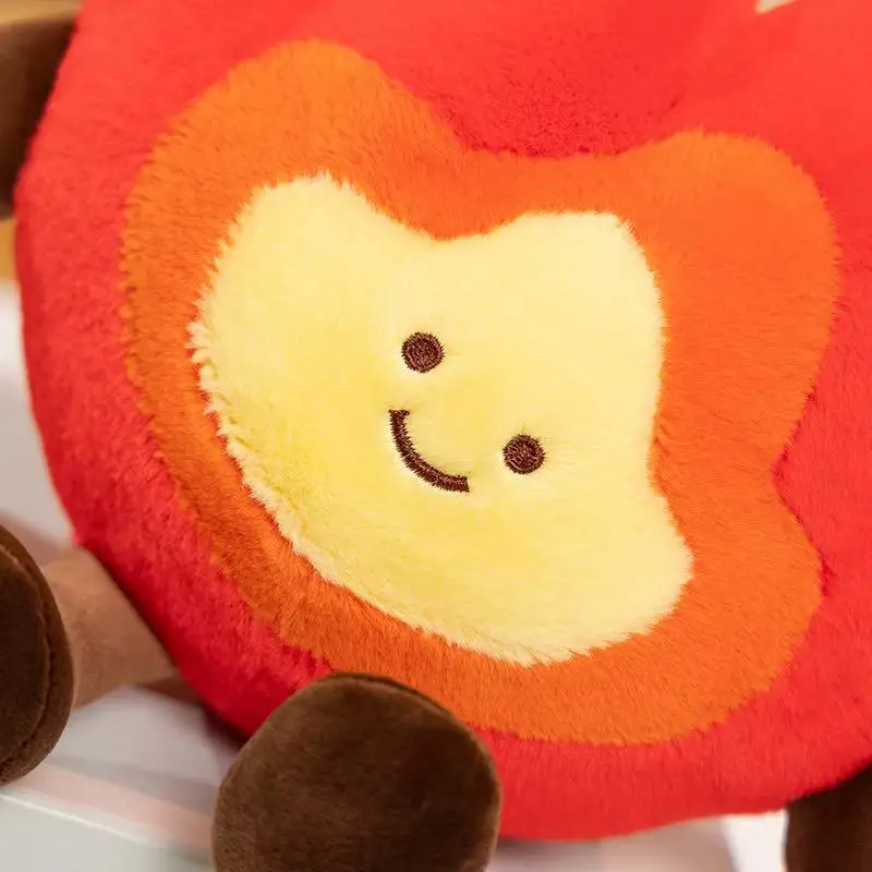 22/46cm Neue Simulations-Flammenpuppe Gefülltes Plüschtier Kissen Niedliches Cartoon-Anime-Geschenk für Freunde Spaßpuppe – Detail 20