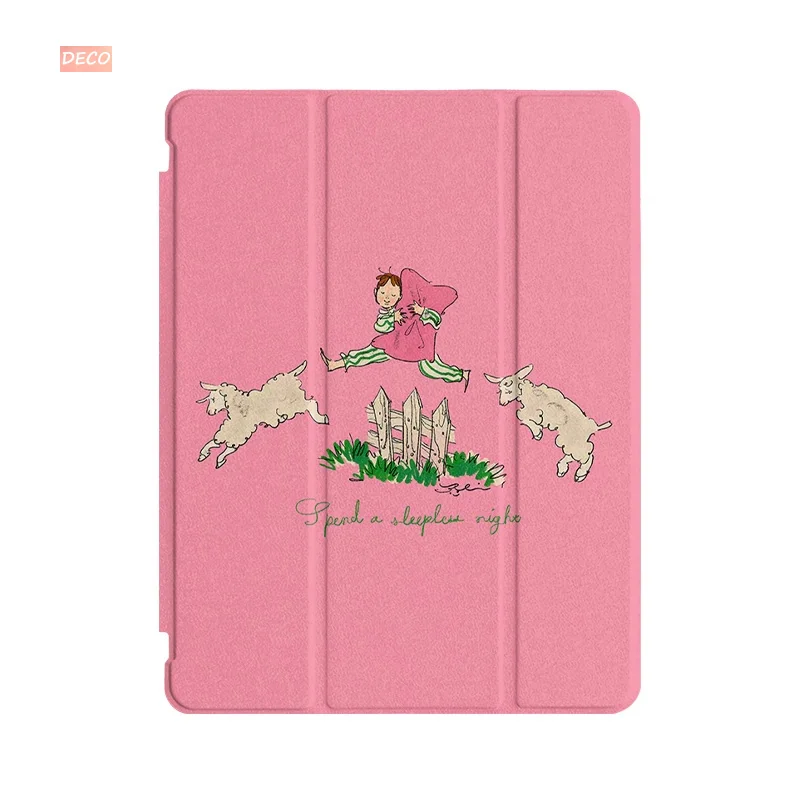 Good Night Sheep Tablet Case for Samsung Galaxy Tab A9 PLUS/iPad11th/ MatePad SE 11/Xiaomi Pad7/ Redmi Pad SE11