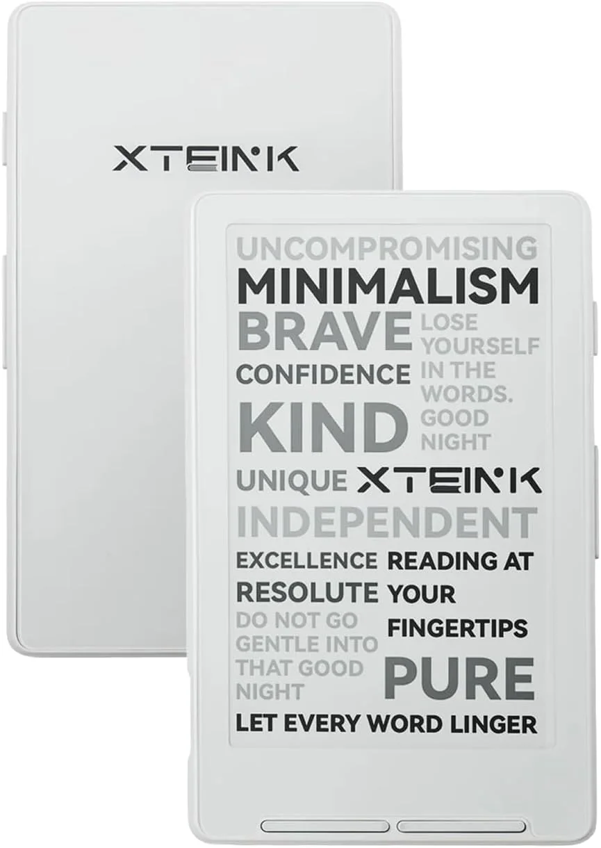 [Wereldwijd] XTEINK X4 | 4.3 inch HD e-reader met 300 PPI | Quad-core processor met snelle koeling, 16 GB opslag + ondersteuning voor TF-kaartuitbreiding, ondersteunt PDF/EPUB-formaten, ultralange