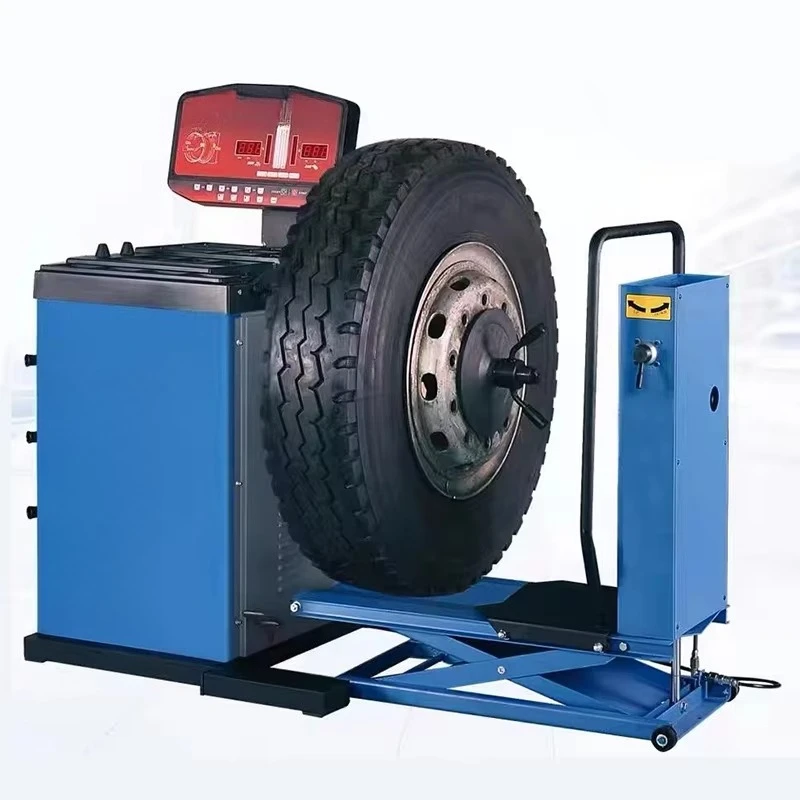 Factory Price Truck Tire Balancer With Wheel Lifting Heavy Truck Tyre Balancing Machine