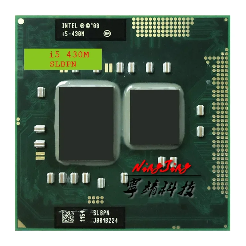 Intel Core i5-430M i5 430M SLBPN 2.2 GHz Used Dual-Core Quad-Thread CPU  3W 35W Socket G1 / rPGA988A