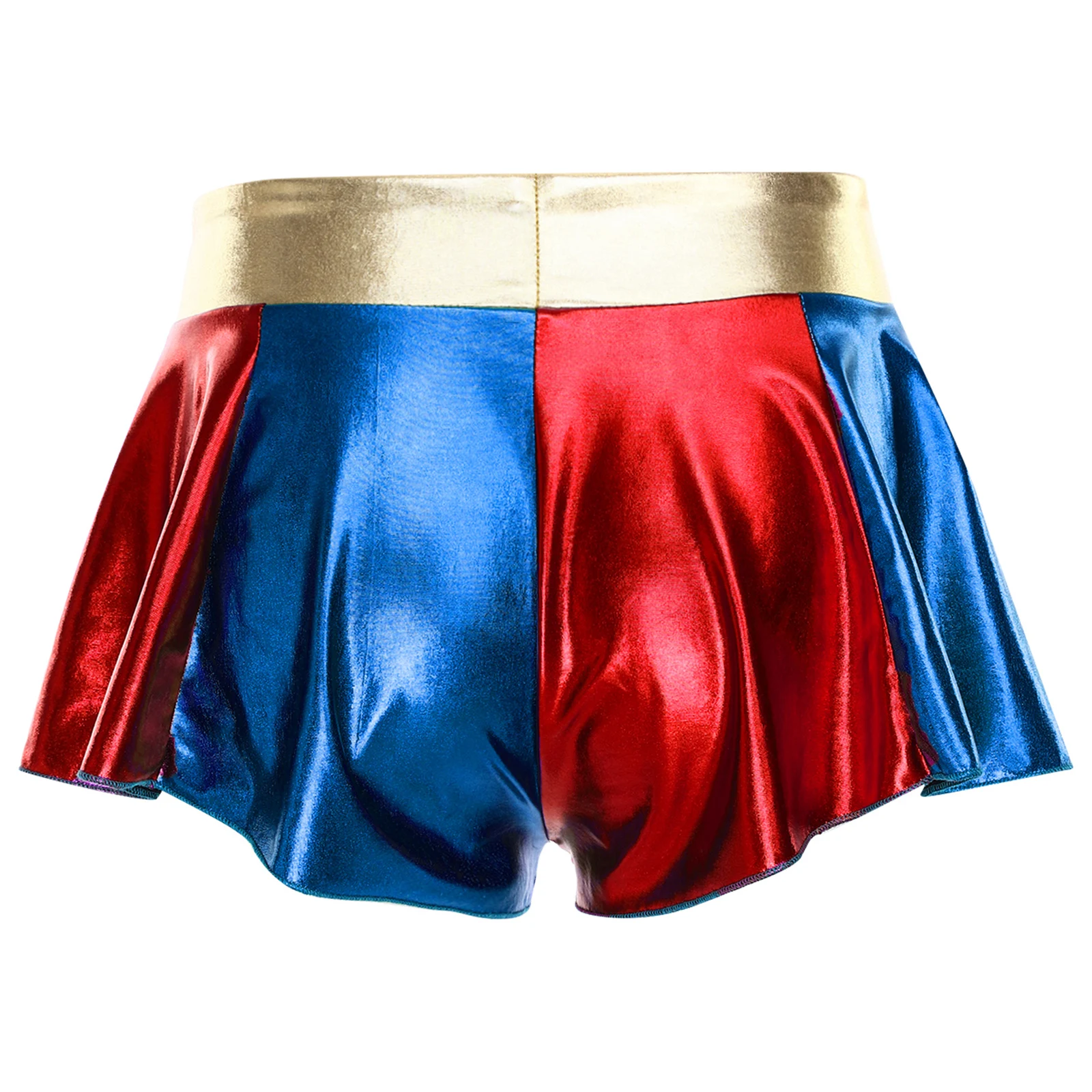 النساء لامع لامع السراويل الساخنة اللون حجب لوح الغنيمة السراويل صفيق السراويل للتشجيع الرقص الهذيان مهرجانات الموسيقى #4
