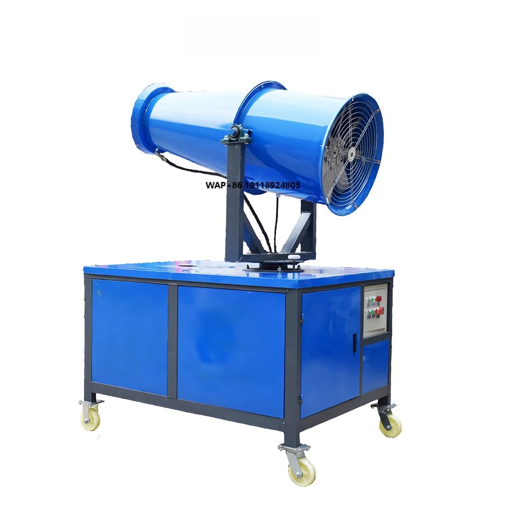 Fog Cannon Machine High Pressure Mist System Water Mist Cannon Dust Control Cooling Dust Suppression Sprayer