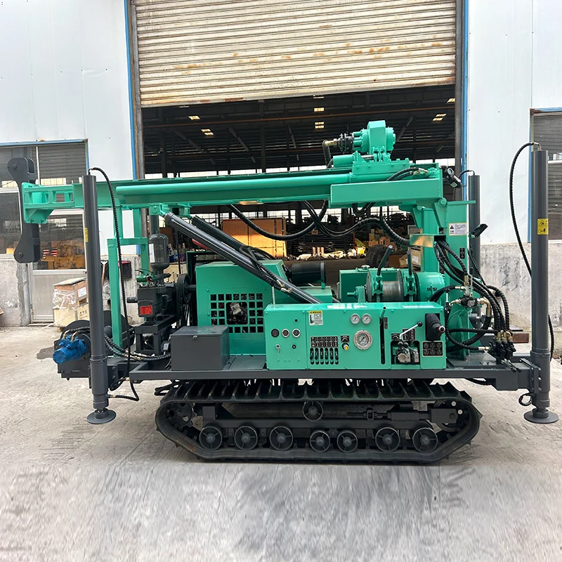 Durable Water Well Drilling Rig Crawler With Mud Pump Customized Drill Rod Length for Agricultural Irrigation