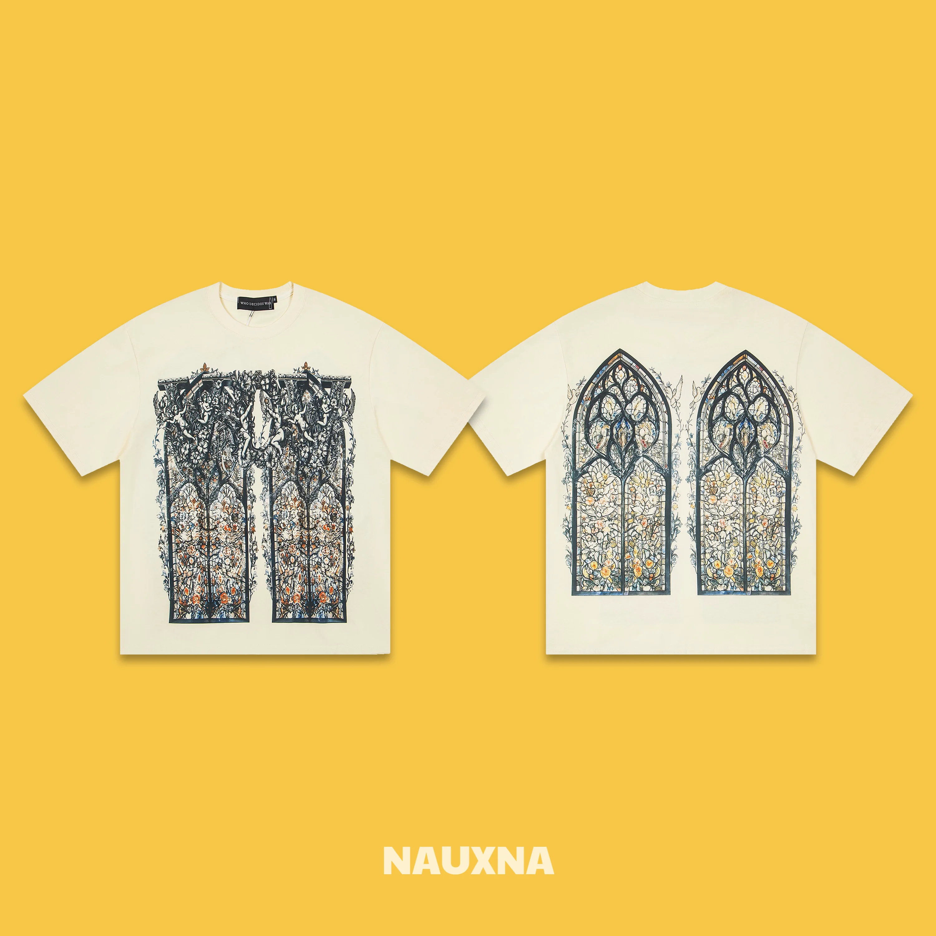 

Мужская и женская футболка с ретро-принтом в американском стиле High Street, свободного кроя, с круглым вырезом, для лета, повседневная.