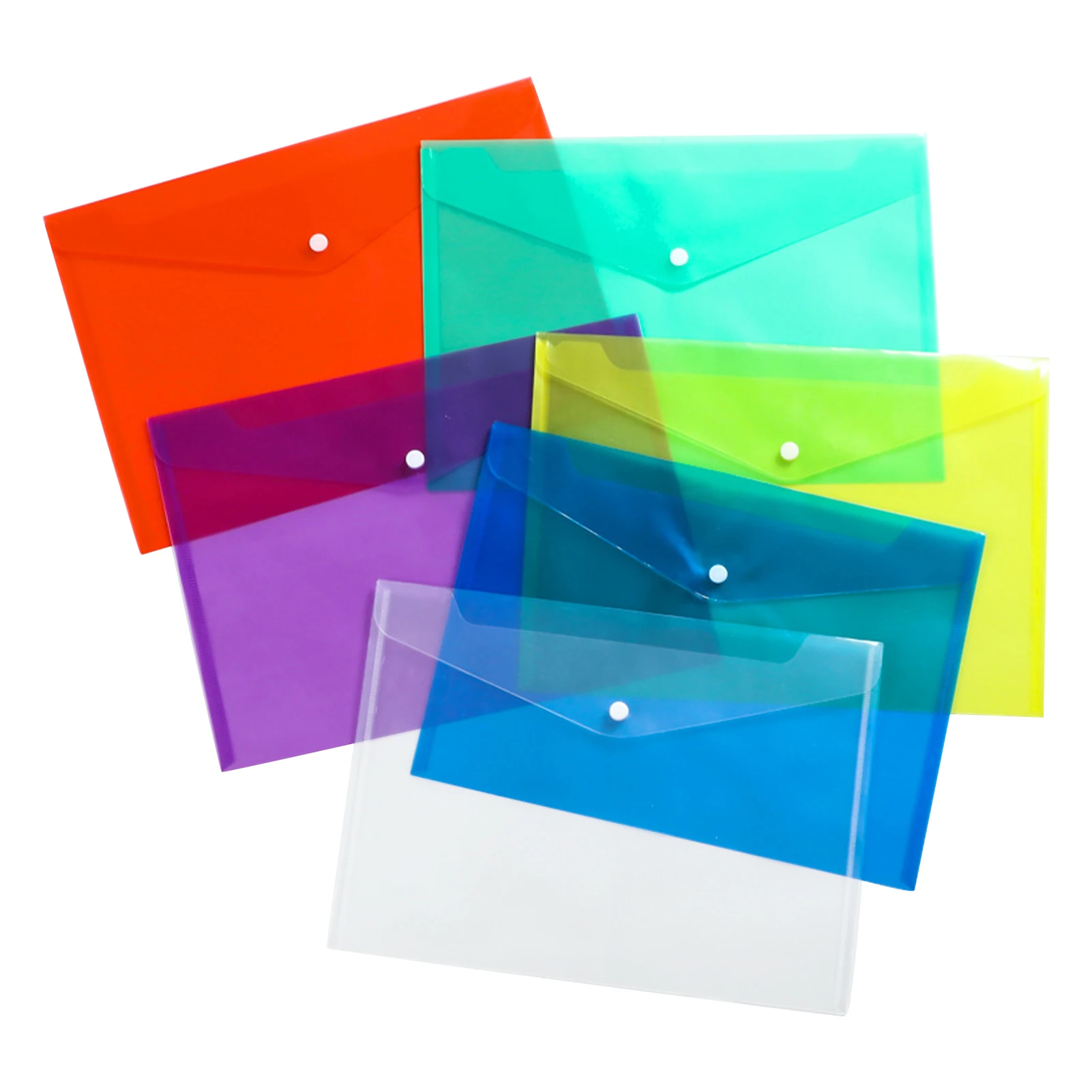 Dossier de Rangement Multifonctionnel A4 en PP, Étanche, observateur, pour la Maison et le Bureau, pour Documents, Portable, 5 Pièces