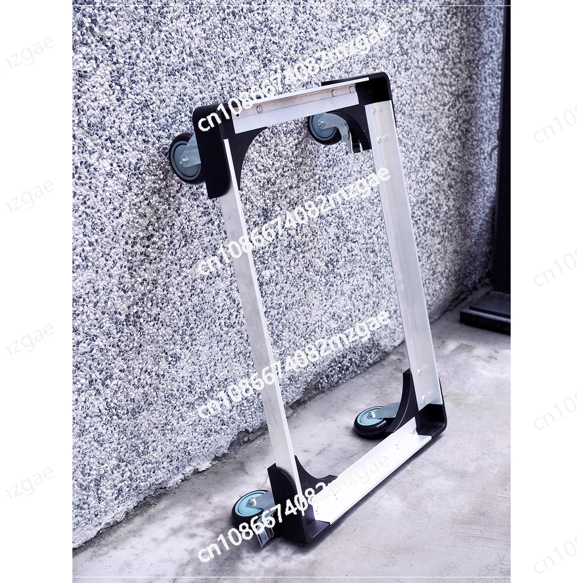 Pulley Aluminum Alloy Frame Universal Wheel with Foot Kill Silent Mobile Flat Panel Handling Cart