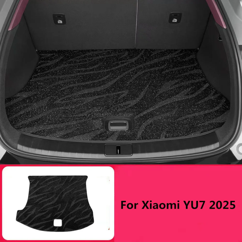 

Для Xiaomi YU7 2025 коврик в багажник, одеяло со звездным небом, высококачественная замшевая подставка для ног, коврик в багажник, аксессуары для интерьера автомобиля