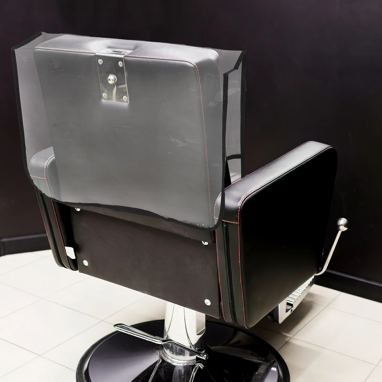 

Чехол на стул для салона, прозрачный квадратный чехол из ПВХ для парикмахерских, прозрачный прочный чехол на стул для салона, массажа