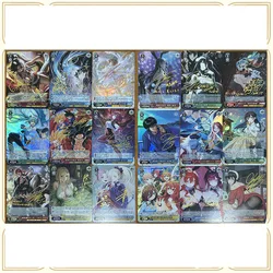 9 sztuk/zestaw Anime Weiss Schwarz DIY ACG chłopiec gry zabawki prezenty urodzinowe karty kolekcjonerskie Ayanami Rei Sakurajima Mai Miku Makima